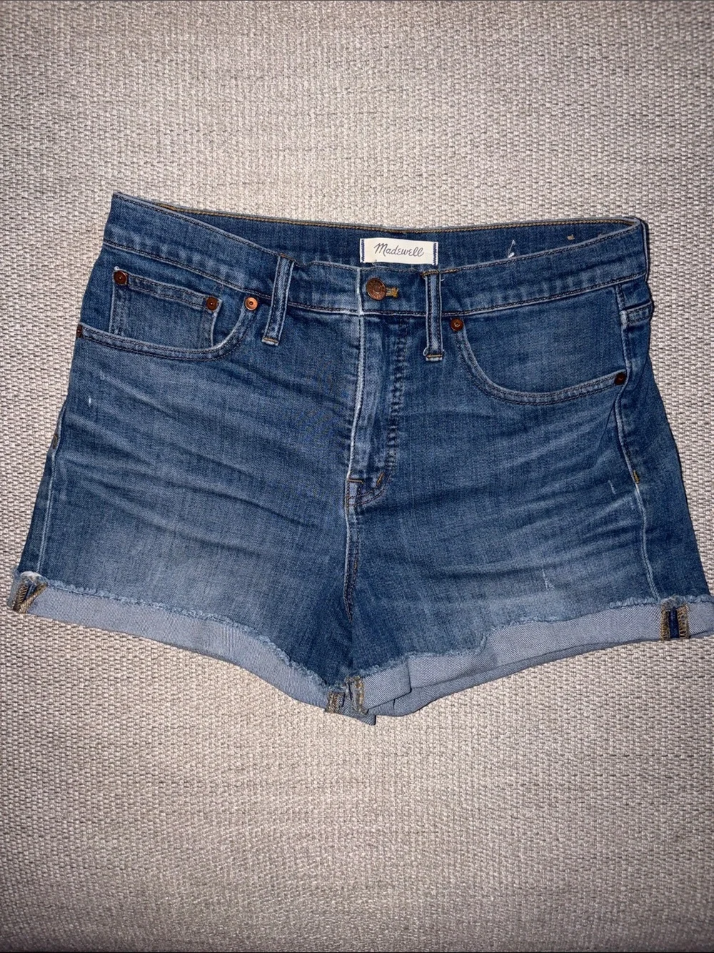 Madewell High Rise Denim short